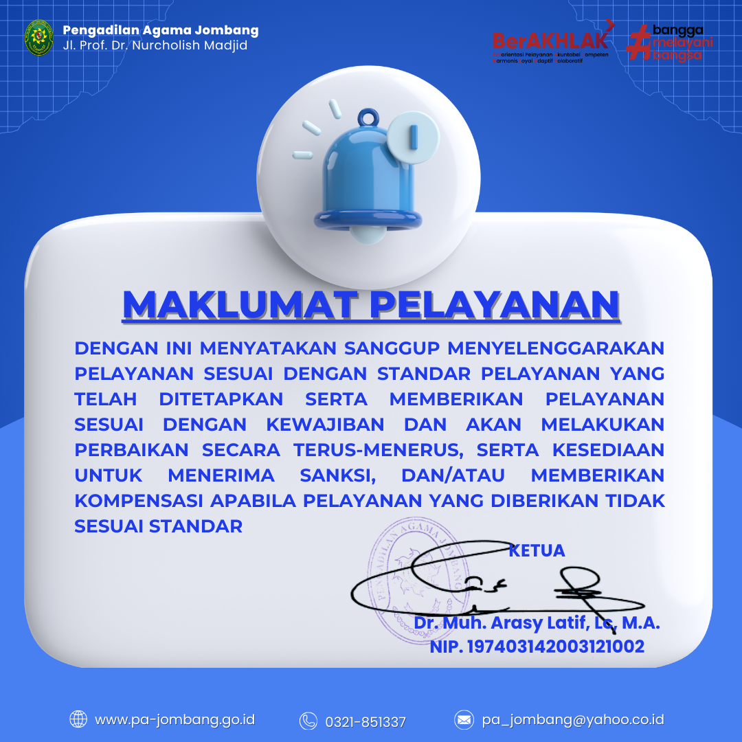 Maklumat Pelayanan